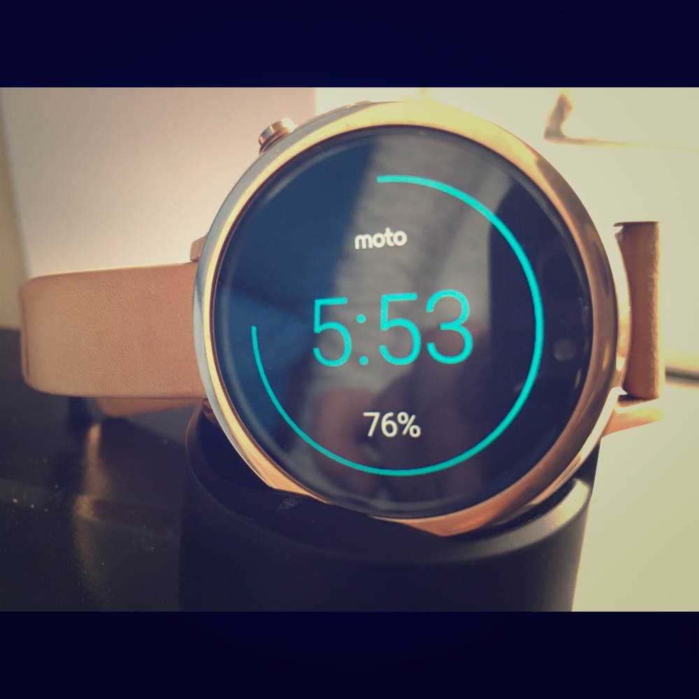 Moto360 Smart Watch Rose Gold